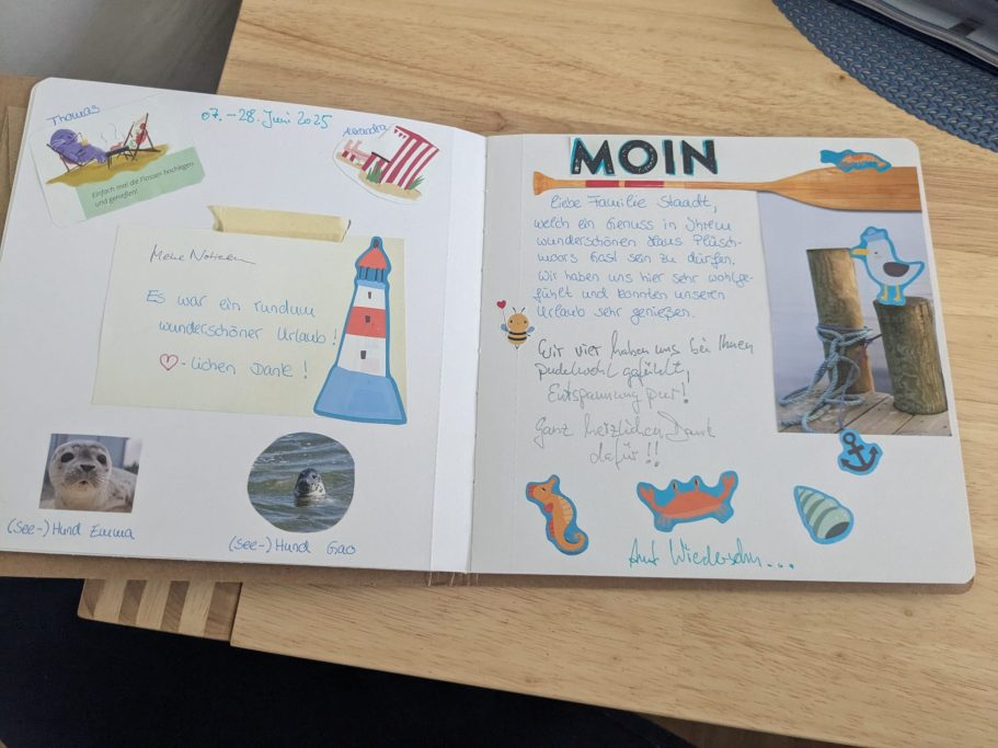 Gästebucheintrag Gästebuch 1